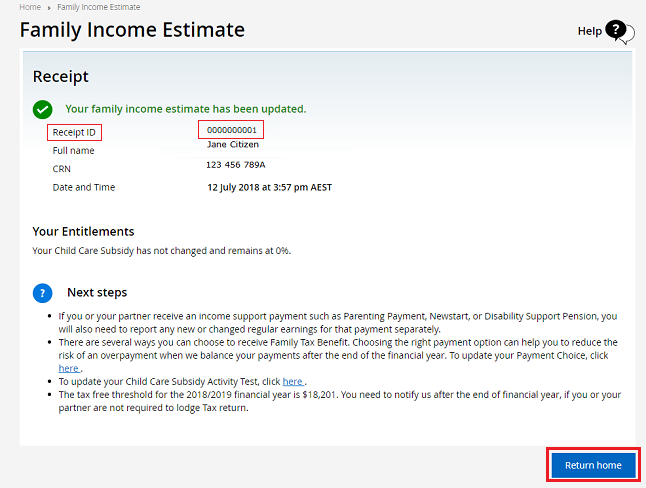 centrelink-online-account-help-update-your-family-income-estimate-for