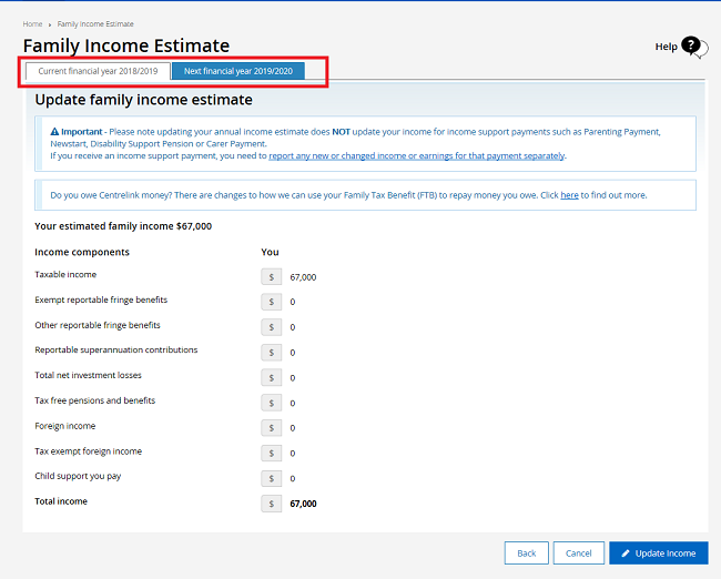 How Do I Update My Income Estimate With Centrelink