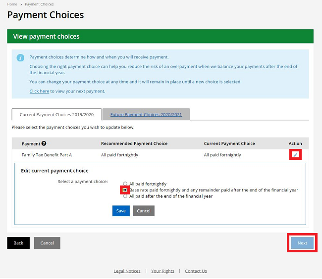 centrelink-online-account-help-update-your-family-income-estimate-and