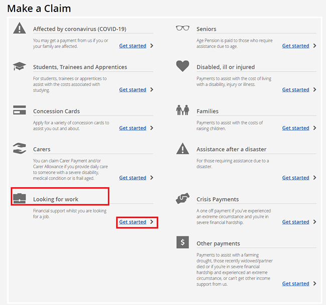 centrelink-online-account-help-claim-a-payment-online-services